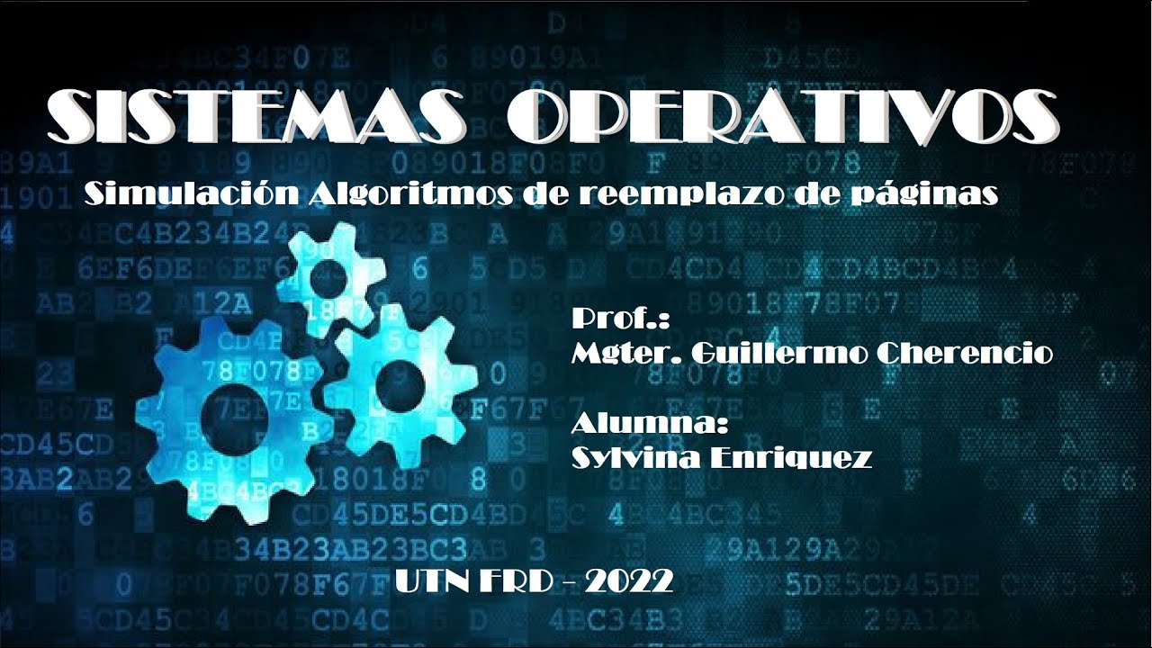 SIMULACION REEMPLAZO DE PAGINAS